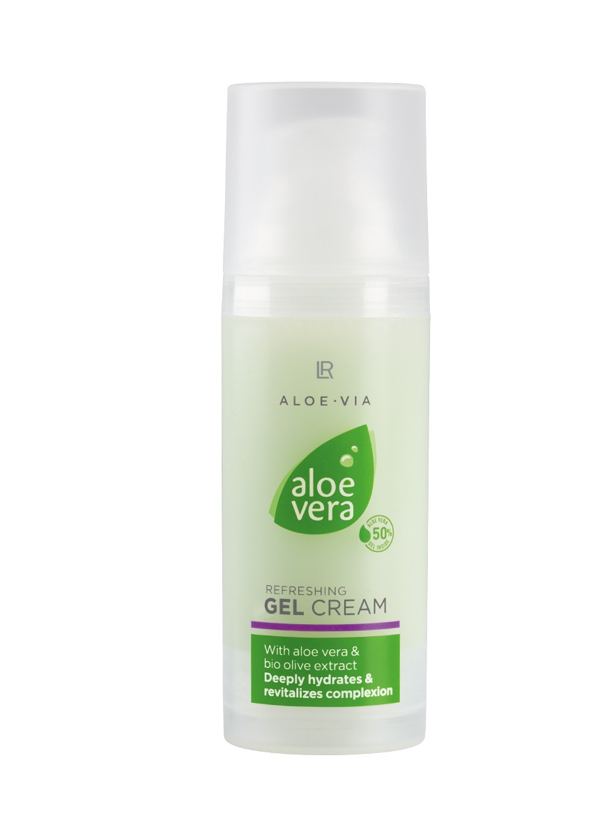 verjaardag Egyptische Circus LR ALOE VERA Gel Cream • ALOE VIA Verfrissende Gel Crème