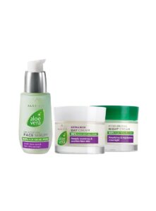 Aloë Vera Gelaatsverzorging Set met Extra Rich Day Cream