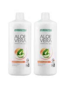 LR LIFETAKT Aloe Vera Drinking Gel Peach Flavour 2-Pack