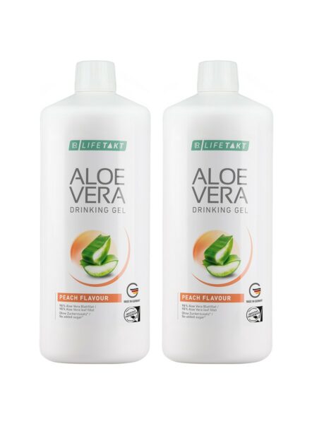 LR LIFETAKT Aloe Vera Drinking Gel Peach Flavour 2-Pack