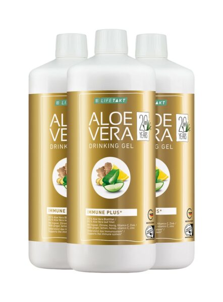 LR LIFETAKT Aloe Vera Drinking Gel Immune Plus - Set van 3