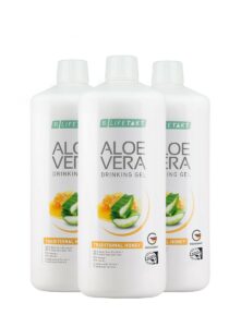 LR LIFETAKT Aloe Vera Drinking Gel Traditional Honey - Set van 3