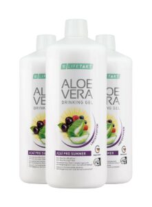 LR LIFETAKT Aloe Vera Drinking Gel Açaí Pro Summer - Limited Edition - Set van 3